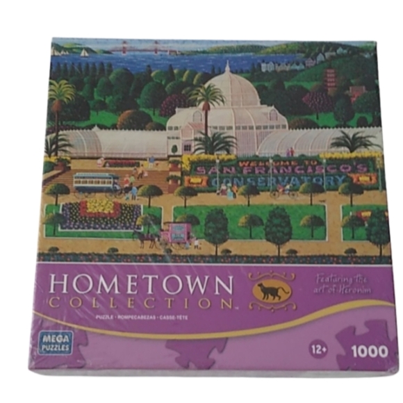 Hometown Collection "San Francisco Conservatory" 1000 Pc Jigsaw Puzzle NIB - Picture 1 of 6